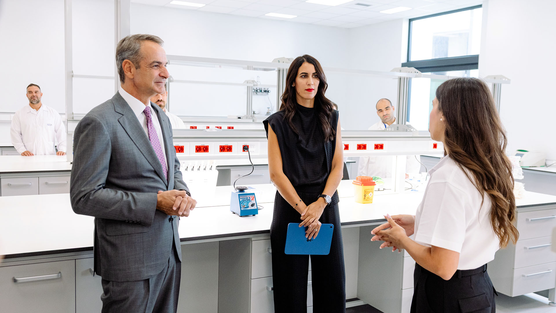 Greek Prime Minister Kyriakos Mitsotakis, visited Athens LifeTech Park